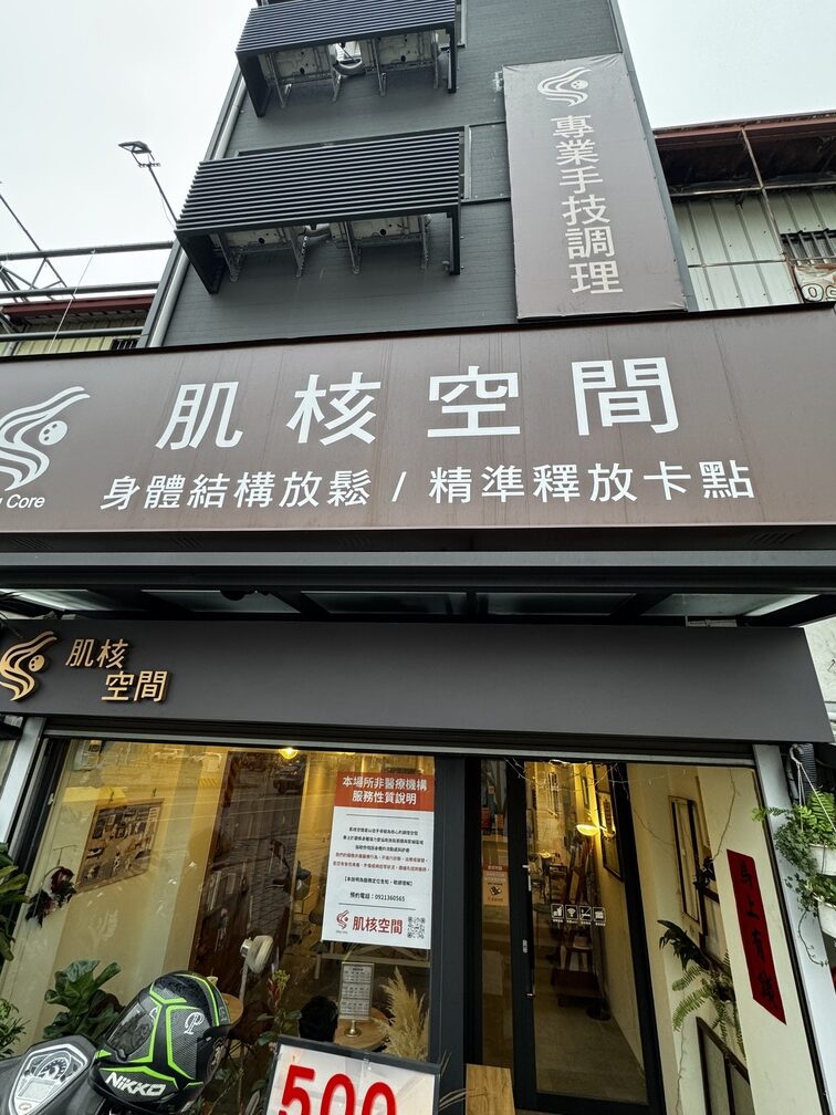 肌核空間門口入口處